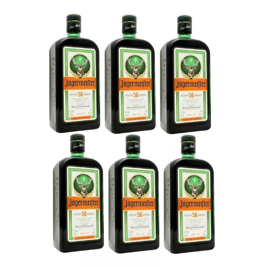 12 unidades Jägermeister 50ml