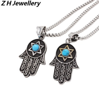 [Z H Jewelry] Vintage Fatima Lucky Palm Devil