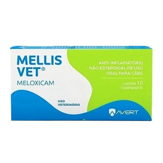 Anti-inflamatório Avert Mellis Vet 10 Comprimidos para Cães de 15 a 30kg (3mg)