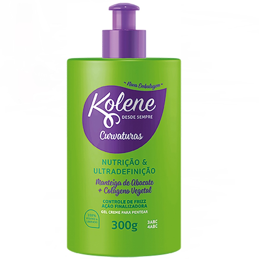 Gel Creme para Pentear Kolene Nutrição e Ultradefinição Cronograma 300ml