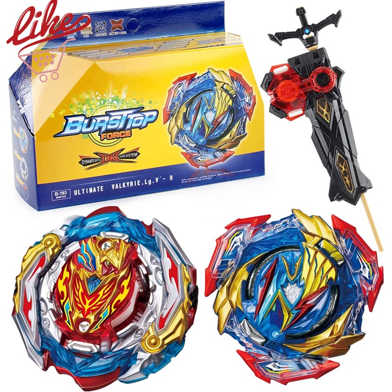 Spinning Tops Flame B-201 Zest Achilles B-193 Ultimate Valkyrie