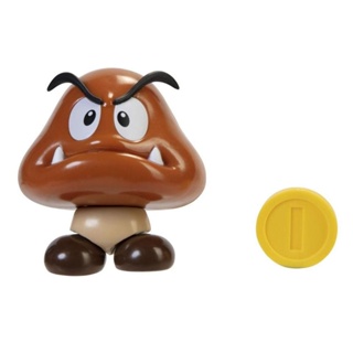 Super Mario Mini Boneco Gumba e Moeda - Candide