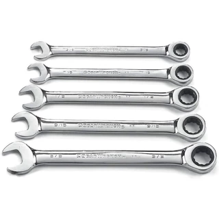 kit 5 chave de boca combinada catraca 8 10 12 13 19 mm