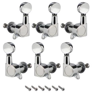 Tarraxas Modelo 3R3L Para Guitarras Tipo LesPaul Cromadas