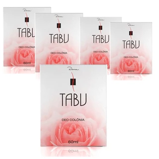 Kit Deo Colônia Tabu Tradicional 60ml (5 unidades)
