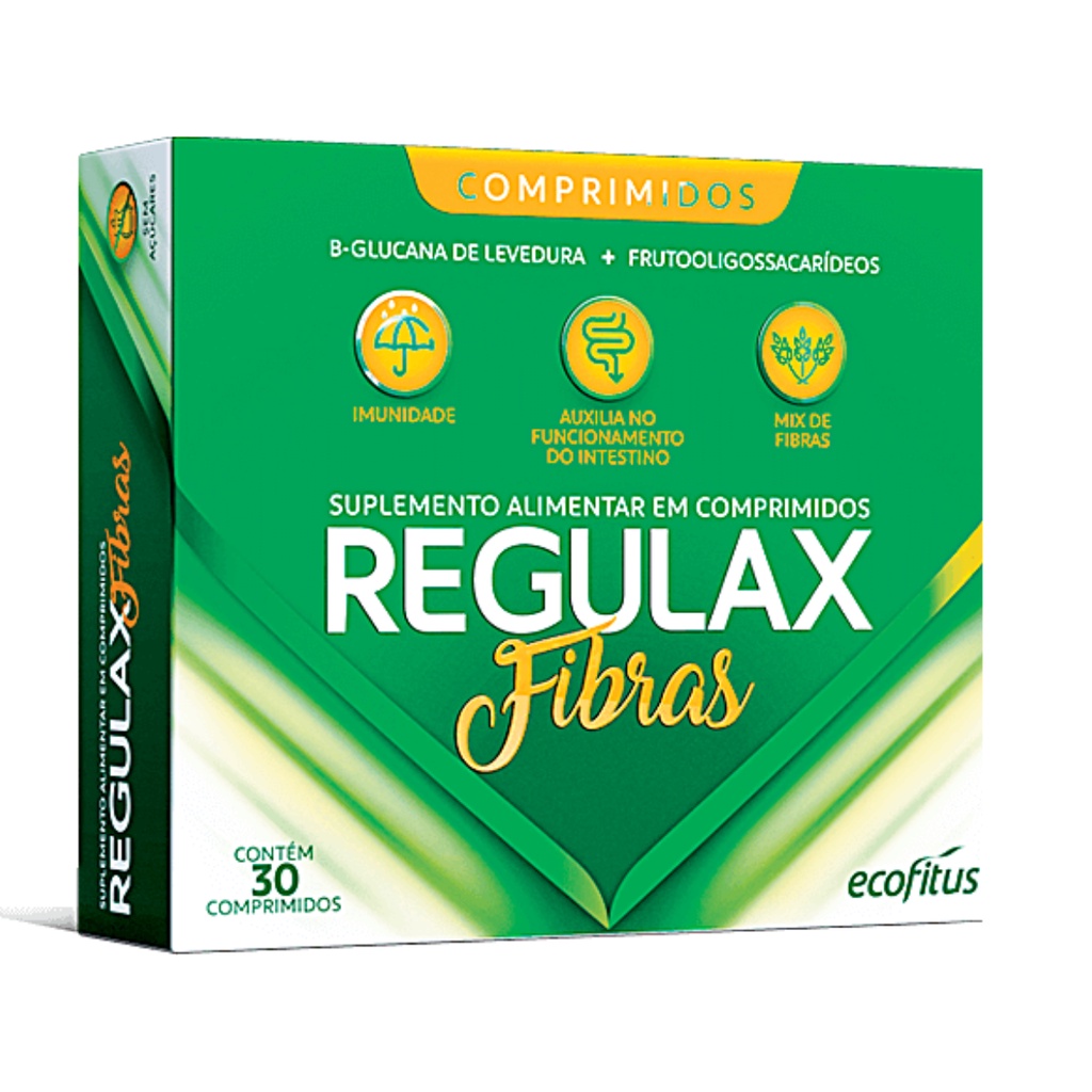 Suplemento Alimentar Regulax Fibras 30 comprimidos Ecofitus | Shopee Brasil
