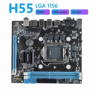 (original / em estoque) H55 Motherboard LGA 1156 DDR3 Memory Para Intel LGA1156 Desktop Mainboard I3 I5 I7 Xeon x3470 Computador Placa Mae Intel Core i3-5xx/ i5-6xx/ i7-8xx/Xeon 34xx/Xeon X3480