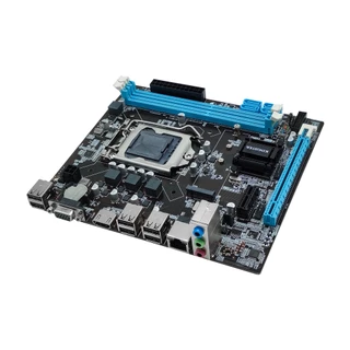 Placa Mãe Lga1155 Socket I3/i5/i7 Intel H61 16gb Usb 2.0 Lan Realtek 10/100/1000 Mbps LAN