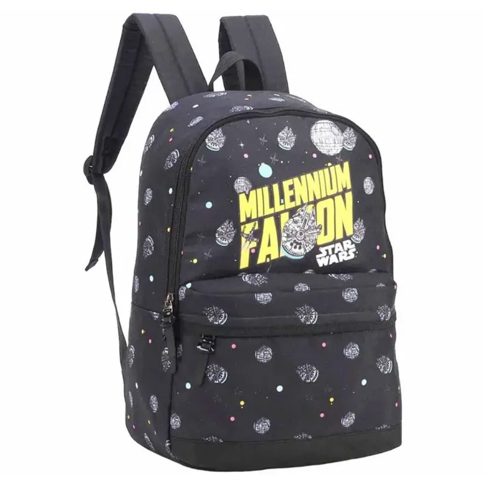 Mochila Juvenil Costas Escolar Star Wars Preto Luxcel | Shopee Brasil