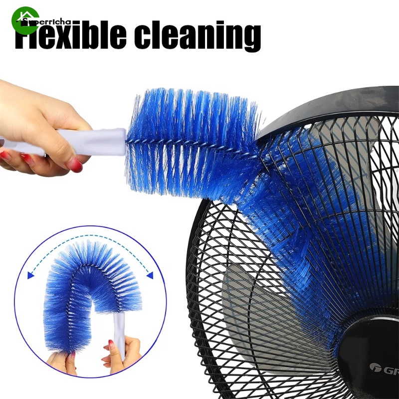 Escova De Remoção De Pó De Sofá Ventilador Dobrável/Limpeza De Ranhuras Multiuso Ângulo Morto Para Em Profundidade/Limpador Janelas/Esfregão De Móveis