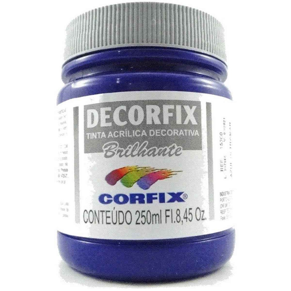 Tinta Decorfix Brilhante 325 Azul Ultramar 250ml