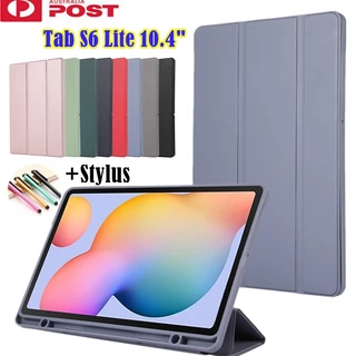 Para Samsung Galaxy Tab S6 Lite 10.4 " 2020 2022 SM-P610 P615 P619 Capa De Couro De Mesa TPU Flip Case PU