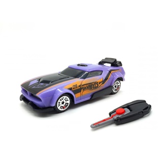 Carro Hot Wheels Chave Lançadora Roxo - Fun Divirta-se