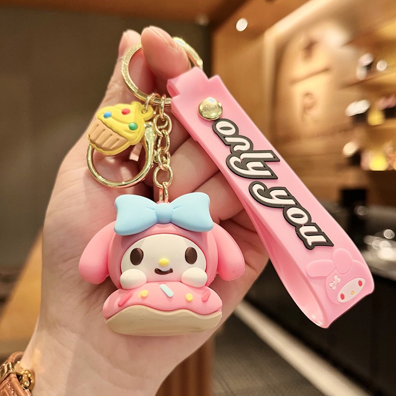Sanrio HelloKitty MyMelody kulomi Chaveiro Doll Pendant | Shopee