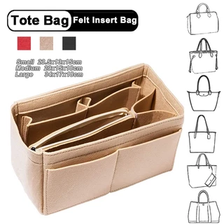 Organizador De Maquiagem Feminino Saco De Inserção De Feltro Para Bolsa De Viagem Cosméticos Sacos De Armazenamento