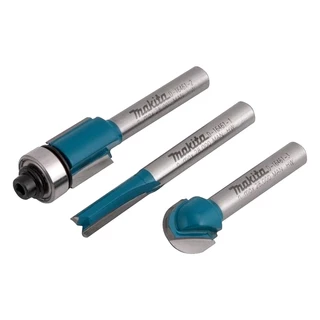 Jogo de Fresas para Tupia com 3 Peças D-16461 Makita