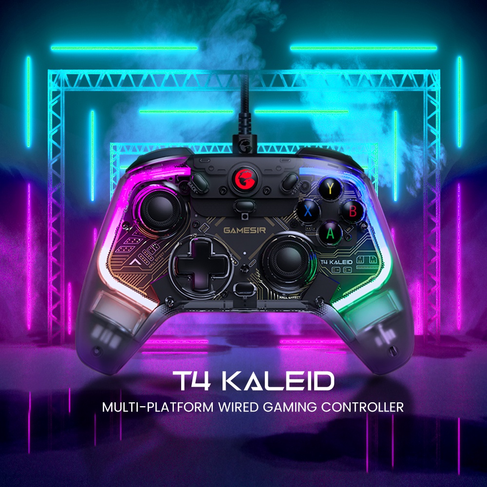 GameSir T4K T4K Kaleid Gaming Controller Wired Gamepad Com Efeito Hall Aplica-Se Ao Nintendo Switch Windows PC Steam Android TV Box