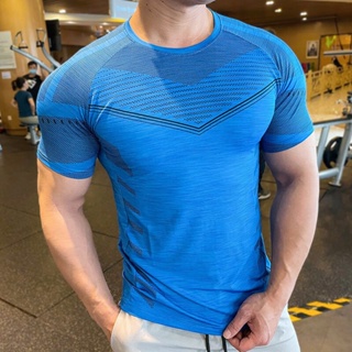 KAMB Respirável Camiseta masculina dry fit t shirt