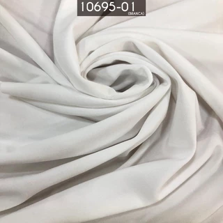 Tecido Malha Suplex 96% Poliester 4% Elastano Branco