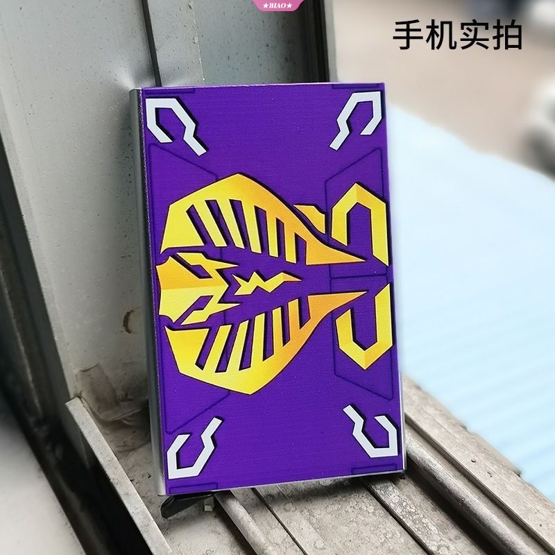 Kamen Rider Carteira De Alumínio Com Elasticidade Porta-Cartão De Crédito Mini RFID Automática Pop up Bank Card Case