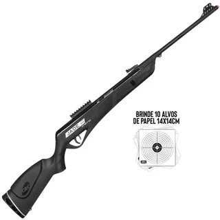 CARABINA DE PRESSÃO CBC JADE PRO NITRO PRETA 4.5MM + BÁSICO 01