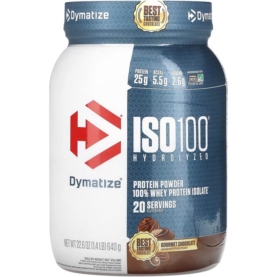 Whey Dymatize ISO100 Hydrolyzed Gourmet Chocolate 650g