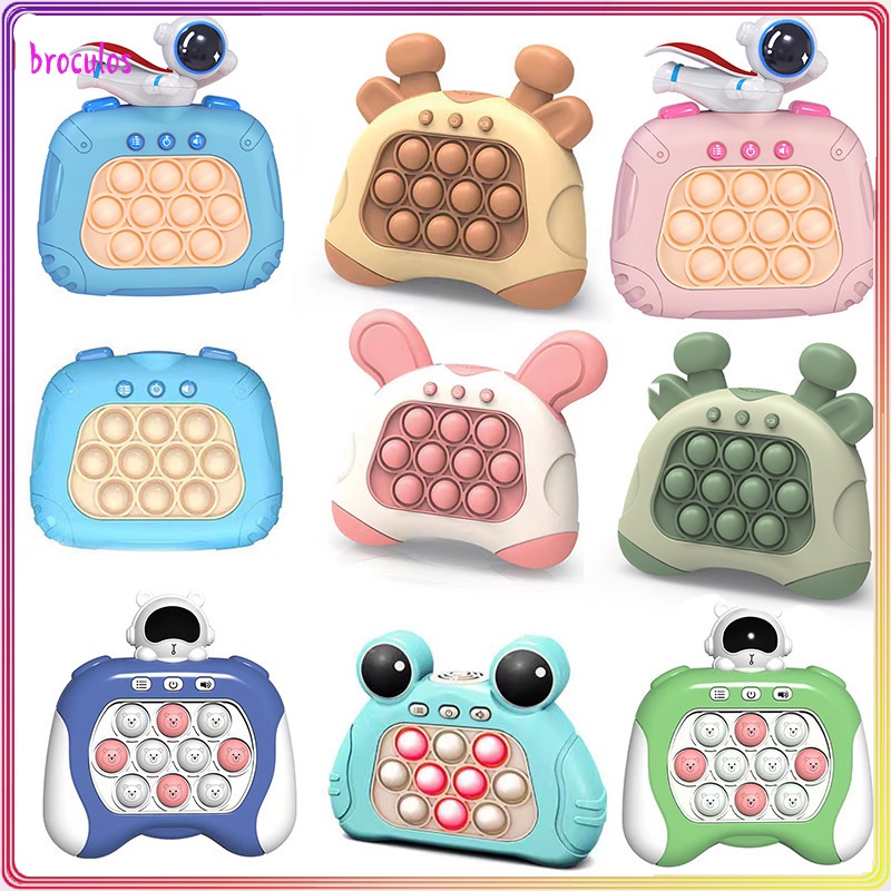 Pop it Fidget toy Eletronico Game Console / Brinquedo para crianças Jogo de quebra de brinquedos / Brinquedo educativo