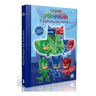 Livro Box Historia Pj Masks 6 Mini Livros -conheça Os Heróis