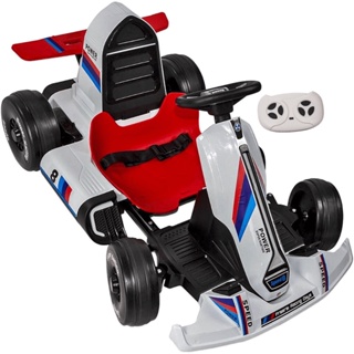 Kidzone Carro elétrico de brinquedo infantil de 12 V 360 Spin 2 Speed  Battle veículo com controle remoto, música Bluetooth, corrida DIY # 00-99 e  adesivos de alfabeto, certificado ASTM, laranja