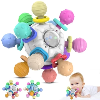 Baby Toy Educação Infantil Teether Manhattan Treinamento De Bola De Mão Rattle Para Recém-Nascido