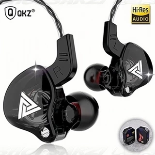 Fone Original Qkz Ak6 AK6-X upgrade In-Ear Para Palco De Ouvido Intra-Auricular Dynamic Com Microfone Com Bass em Oferta na Shopee