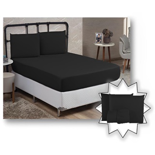 50 Jogo De Cama Lencol Casal Padrao 3Pcs Conjunto Hotel