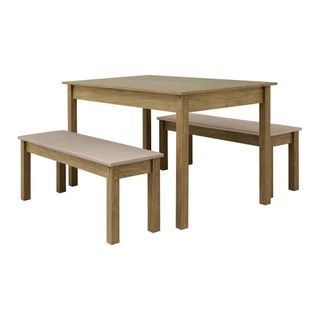 Mesa de Jantar Ditália 2Bancos JA-220+JA-225