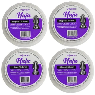 4x Chumbinho 5.5mm Votex Naja 110un.