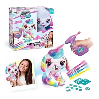Pelúcia Cachorrinho Puppy para Pintar e Customizar F0110-4 - Fun