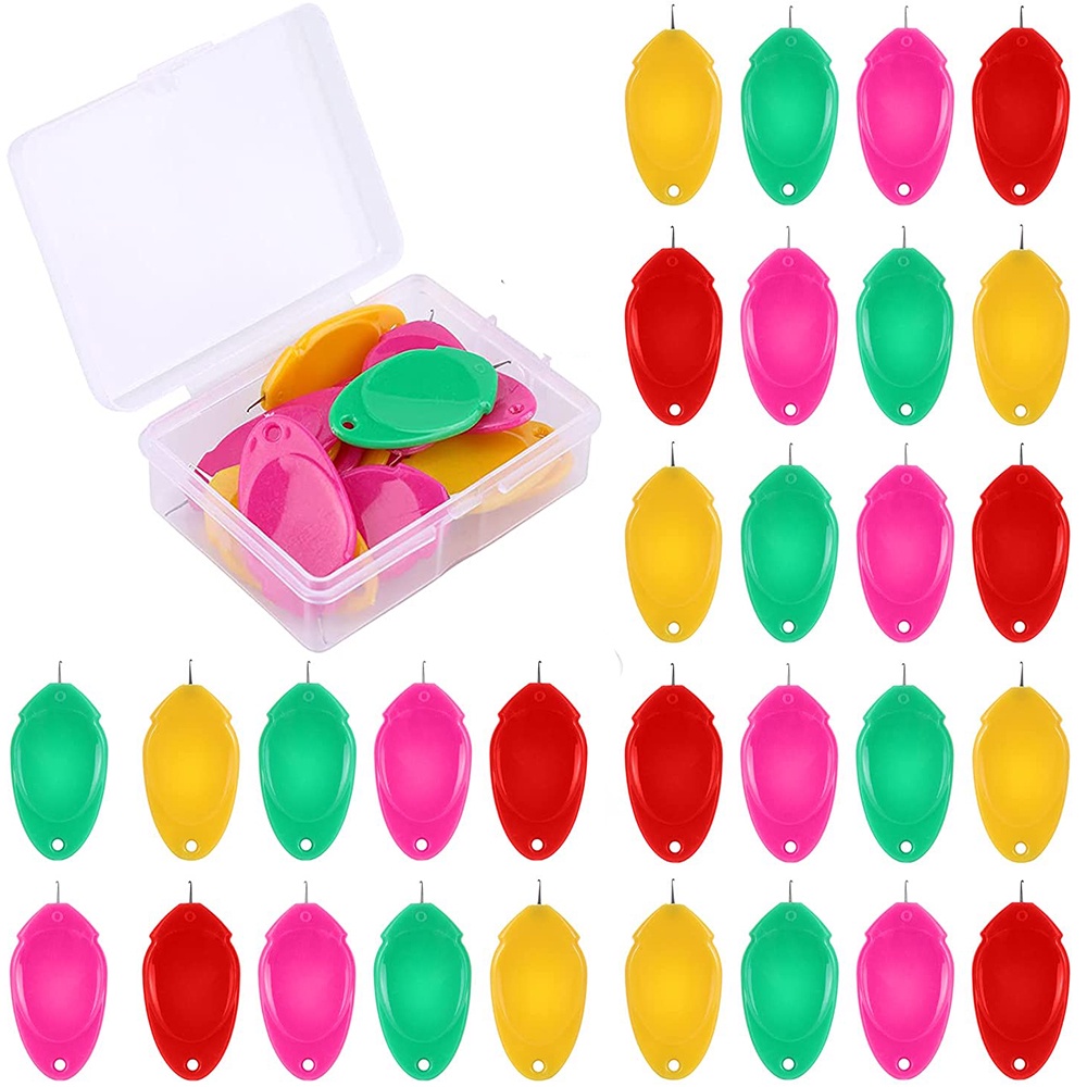 10Pcs Raspador De Agulhas De Costura Dispositivo Fácil Plástico Para Ferramentas Acessórios Bricolagem