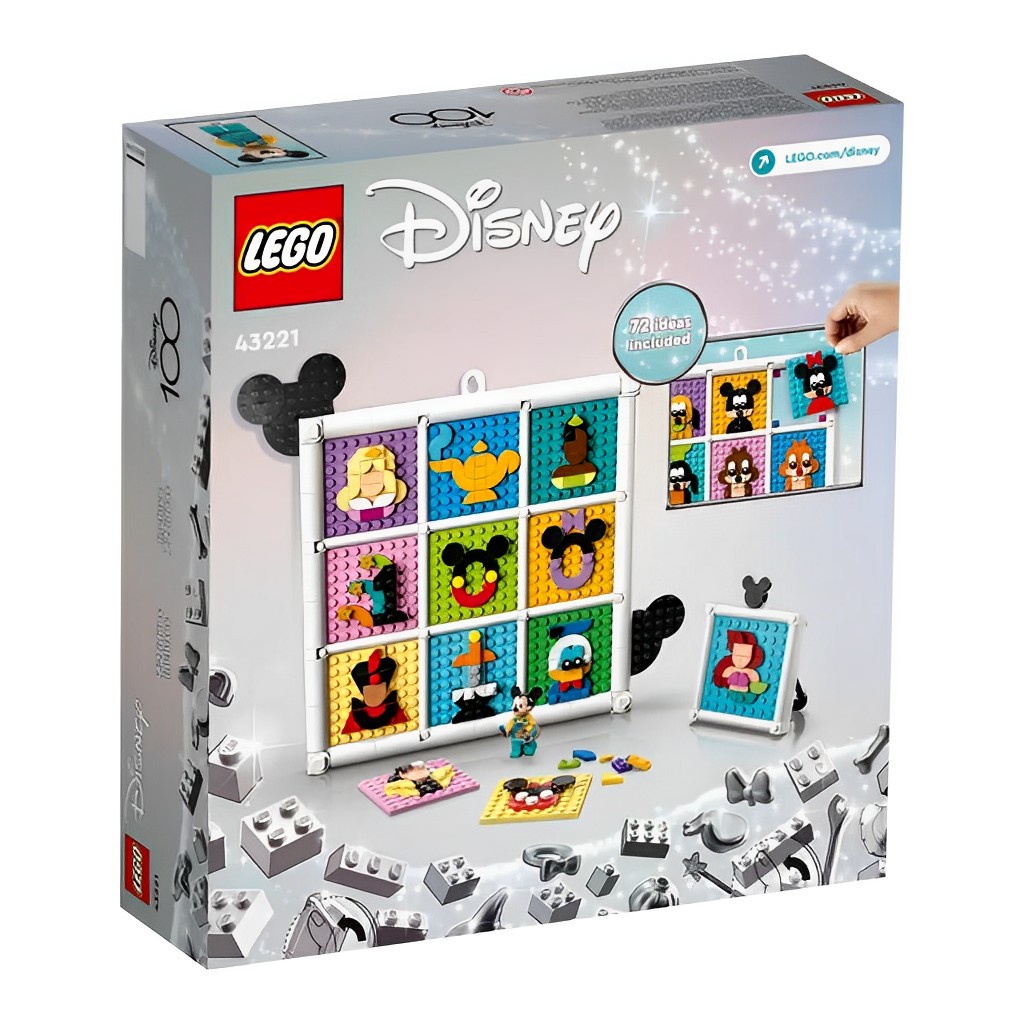 LEGO Disney 100 Anos Ícones Das Animações Da Disney 43221 Lego