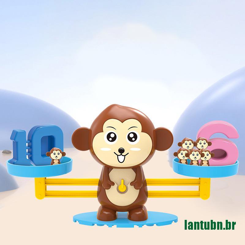 Mini inteligente sapo balança crianças montessori matemática brinquedo  número digital jogo de tabuleiro educacional aprendizagem brinquedos  material