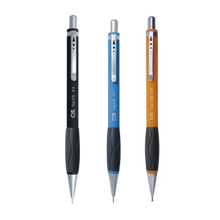 Lapiseira Top Cis Cores À Sua Escolha 0.5mm 0.7mm E 0.9mm | Shopee Brasil