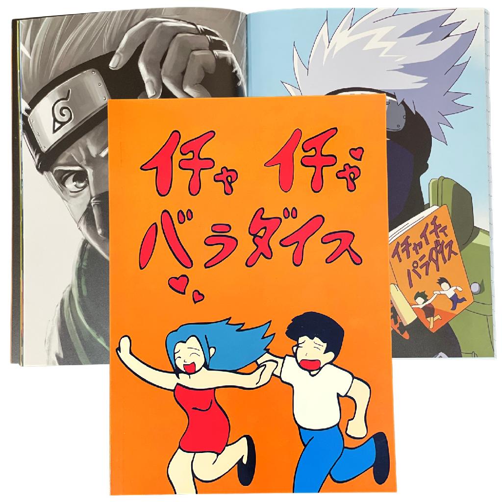 Caderno Brochura Kakashi Jiraya Icha Icha Paradase Naruto