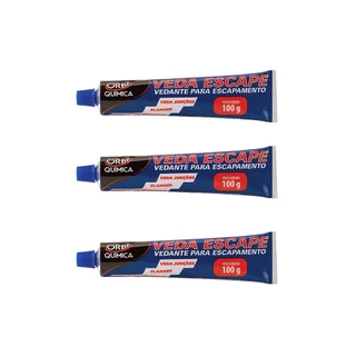Kit 3 Vedas Escape para Escapamento 100g Orbi
