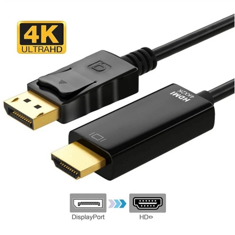 Cabo Displayport Hdmi Adaptador DP Conversor Macho HD