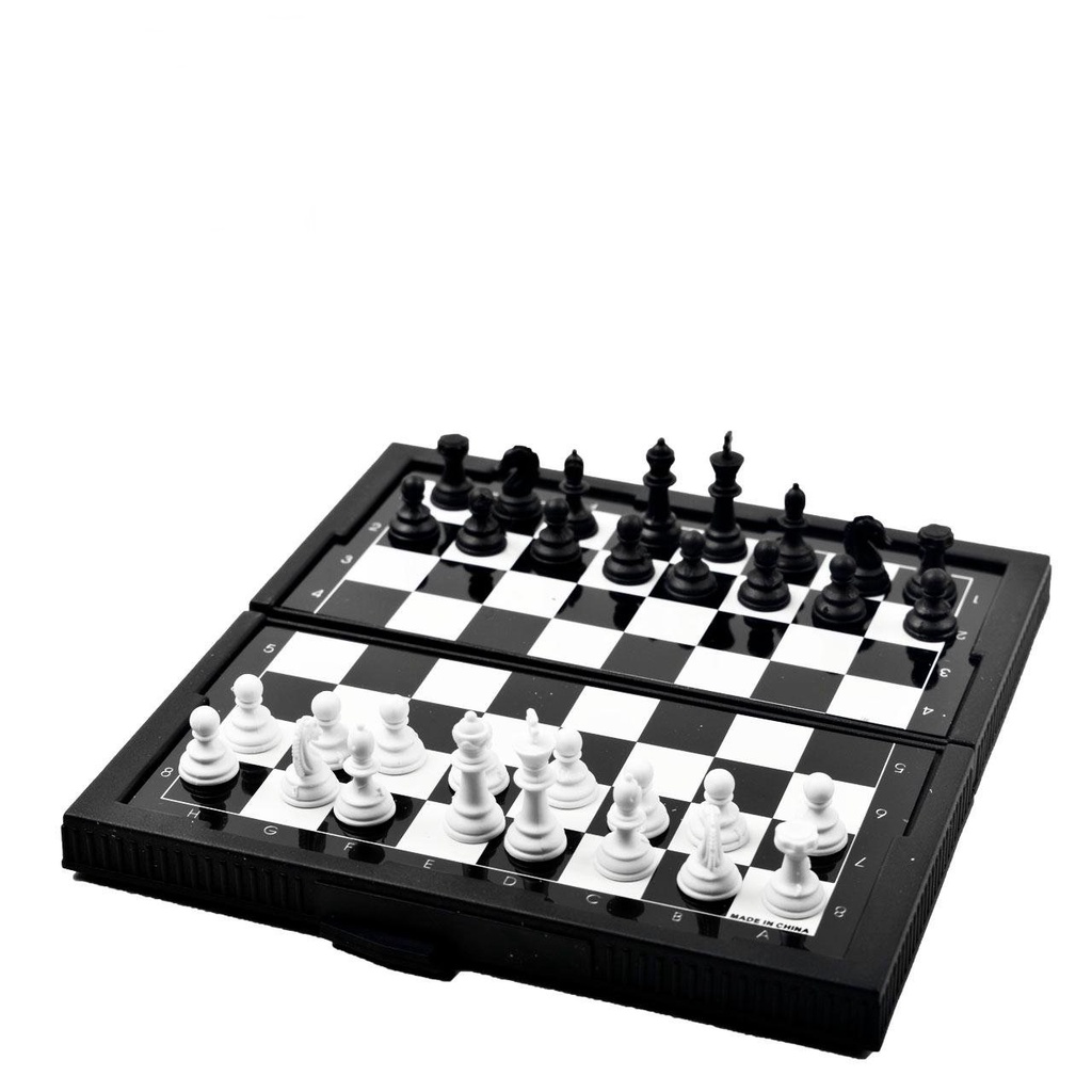 TOYANDONA Jogo de tabuleiro de xadrez magnético dobrável para