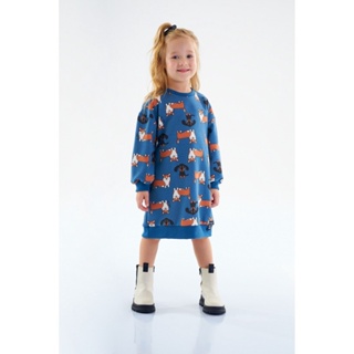 Vestido Manga Longa Infantil em Moletom Up Baby