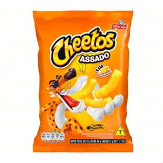 Salgadinho sabor super cheddar pacote com 78g - Cheetos Crunchy