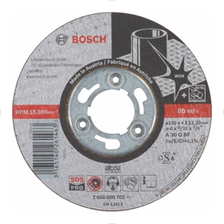 Disco De Desbaste 4” para Inox 2608600702 Bosch