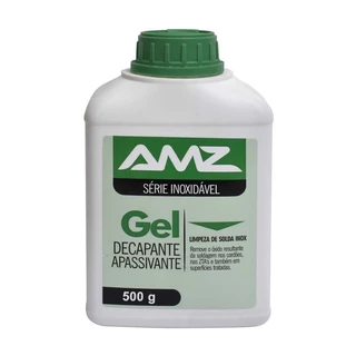 Limpa Solda Inox AMZ 500g, Gel Decapante e Apassivante para Limpeza de Solda em Inox Série 300