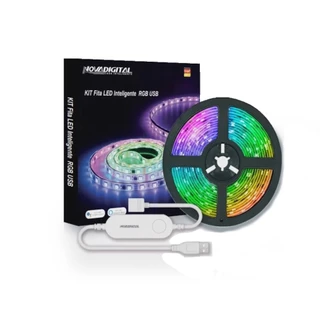 Fita Led Inteligente WI-FI RGB Colorida 5M - Compatível com Alexa e Google