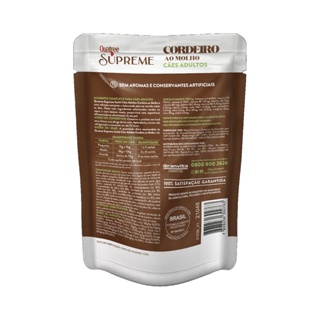 Ração Úmida Quatree para Cães Supreme Adulto Sabor Frango Sachê 100gr