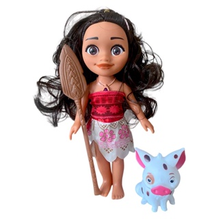 Boneca Moana Pua Musical com Acessórios 25 cm